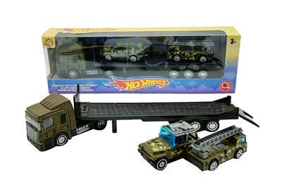 1:50回力合金拖车(配随机2只滑行小车) - OBL10258841