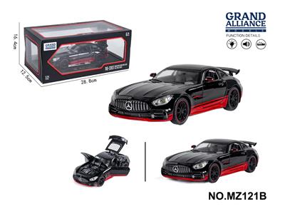 1：24奔驰GTR黑武士仿真合金玩具车 - OBL10262770