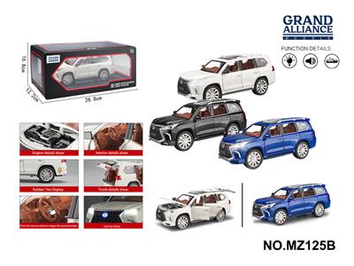 1:24雷克萨斯LX570仿真合金玩具车 - OBL10262772