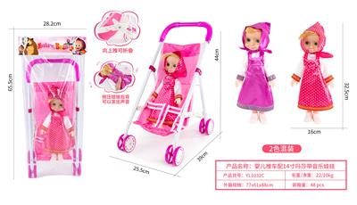 婴儿推车配14寸玛莎带音乐 - OBL10263160