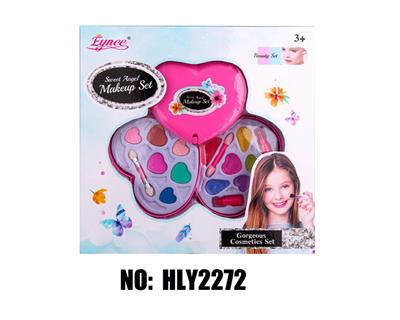 女孩彩妆饰品心型2层粉红色儿童化妆品 - OBL10263650