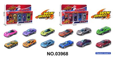 1:64滑行合金车 5只装 - OBL10264487