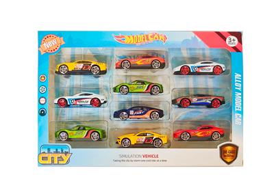 1:64合金滑行赛车10只套装
 - OBL10266488
