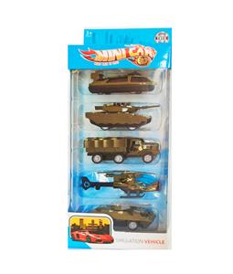 1:64合金滑行军事车配飞机5只套装 - OBL10266502