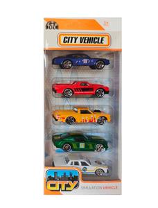 1:64合金滑行老爷车5只套装  8款车型混装 - OBL10266507