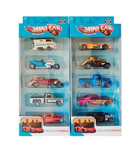 1:64合金滑行老爷车5只套装（仿风火轮)  2款混装 - OBL10266516