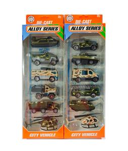 1:64合金滑行军事车/飞机6只套装  2款混装
 - OBL10266522