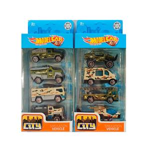 1:64合金滑行军事车/飞机 4只套装  2款混装 - OBL10266531