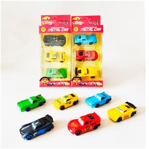 合金1:64滑行汽车总动员车3只套装 2款混装 - OBL10266532