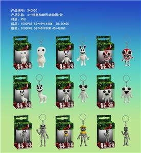 3寸锁匙扣畸形动物园 单只盒装 - OBL10266679