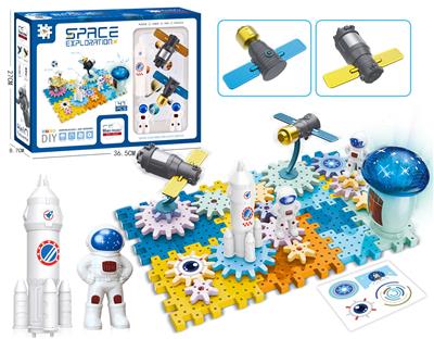 太空系列-空间站航天齿轮积木
科教益智
（电动、音乐、灯光） 51PCS - OBL10268006