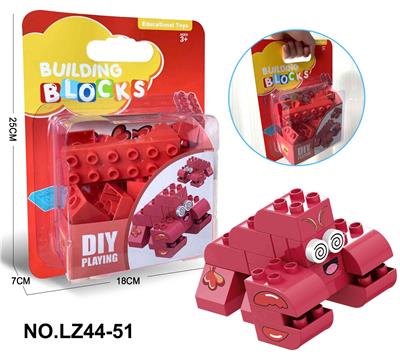 ABS料小龙虾大颗粒积木乐高兼容18PCS - OBL10268473