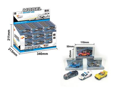 36ＰＣＳ回力合金6款警车1：64 - OBL10268586