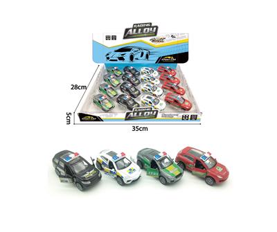 双开门回力合金警车4款 - OBL10268615
