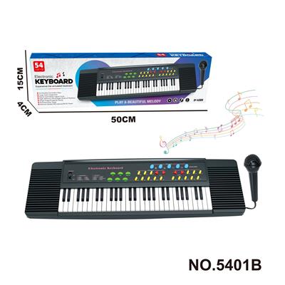 54键多功能电子琴         （带麦克风、USB线）乐器儿童玩具3*AA不包 - OBL10272557