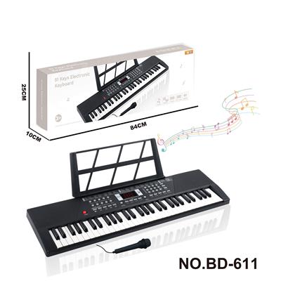 61键电子琴乐器儿童玩具4*AA不包电 - OBL10272568