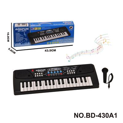 37键电子琴带麦克风和USB 电源线乐器儿童玩具 4*AA 不包 - OBL10272582