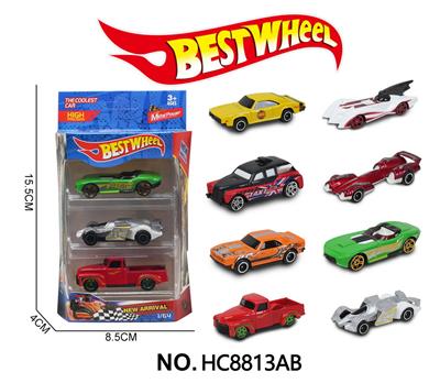 1:64合金车（赛车）3只装 - OBL10273882