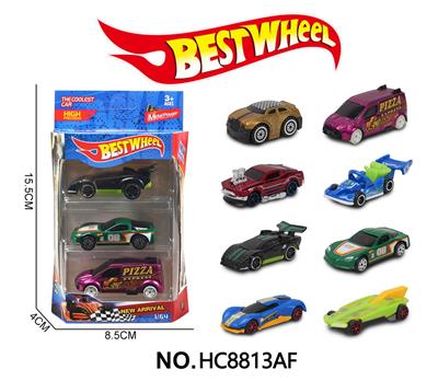 1:64合金车（赛车）3只装 - OBL10273886