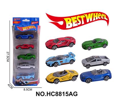 1:64合金车（赛车）5只装 - OBL10273894