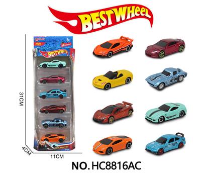 1:64合金车（赛车）6只装 - OBL10273897