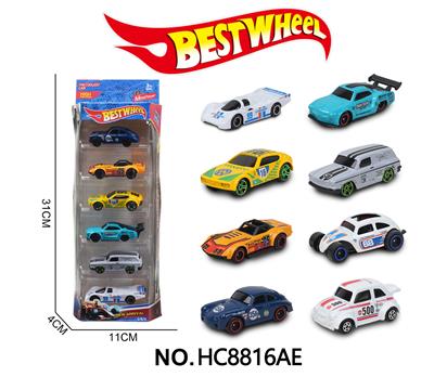 1:64合金车（赛车）6只装 - OBL10273899