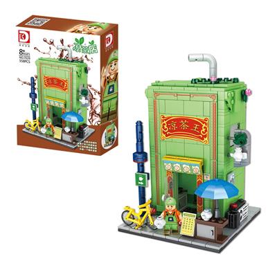 凉茶店主题街景 积木CPC - OBL10274413