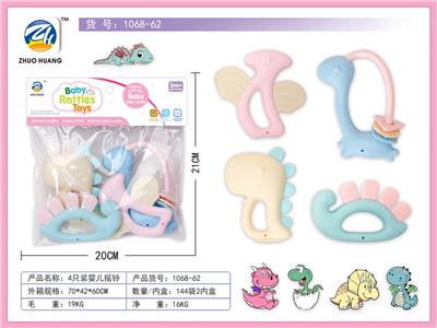 4只装婴儿摇铃 - OBL10275388