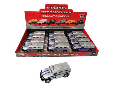 1:43 12只展示盒军事回力合金车 单款 - OBL10275615