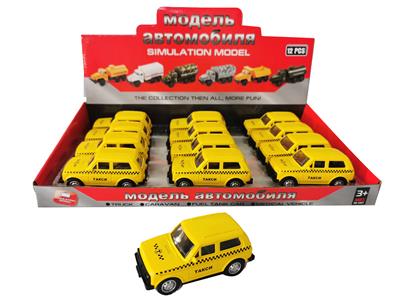 1:43 12只展示盒 回力合金车 吉普单款 - OBL10275616