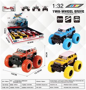 1：30丰田FJ回力大脚怪合金车带前后避震两开门带涂鸦（12pcs） - OBL10277000