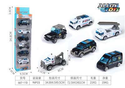 合金滑行警车系列 - OBL10278153