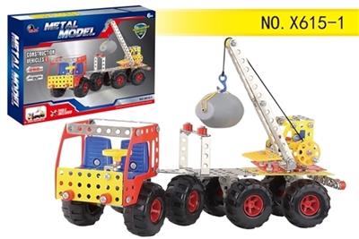 DIY益智拼装合金积木、吊车模型3D立体男孩玩具 - OBL10281945