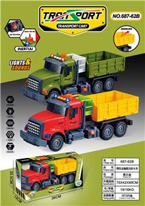 运输车自卸斗车，单款2色混装，灯光音乐带打气 - OBL10282228