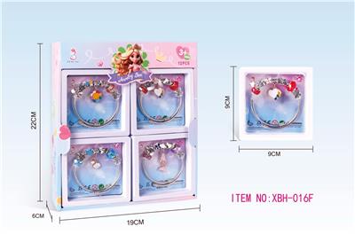女孩饰品-卡通手镯，12pcs/盒 - OBL10282332