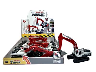 合金惯性工程挖机（8只），带动作 - OBL10285303