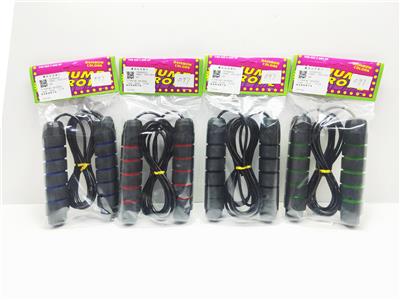 双色橡胶轴承跳绳钢丝绳（四色混装） - OBL10285552