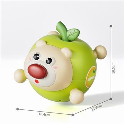 苹果小熊不倒翁绿色 - OBL10286049