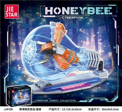 赛博朋克昆虫：蜜蜂【含灯光件】 - OBL10290822