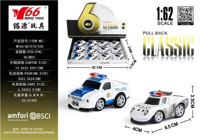 1:62 Q版警车（野马）（兰博基尼） - OBL10291255