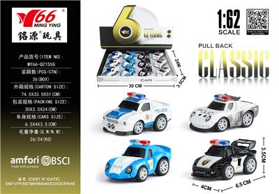 1:62 Q版警车4款混装 - OBL10291257