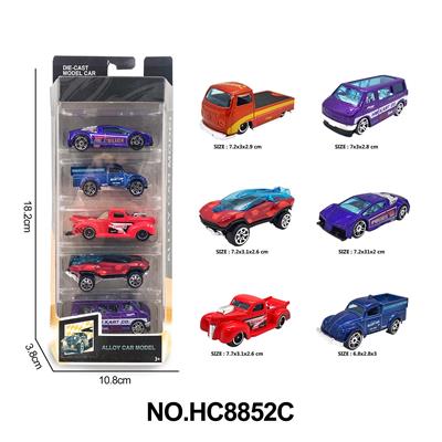 1:64合金车6款5只盒装 - OBL10291432