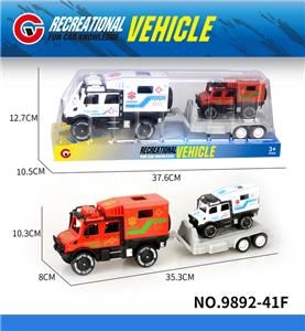 大号惯性双排乌尼莫克救护车拖小号惯性双排乌尼莫克救护车 - OBL10291546