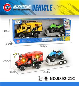 大号灯光声音惯性双排乌尼莫克赛车拖惯性沙滩摩托 - OBL10291559