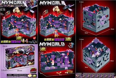 暗影之城小颗粒积木/带灯光/多造型（511PCS电商版） - OBL10291719