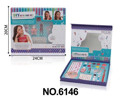 女孩饰品彩妆贴纸套装 - OBL10291842