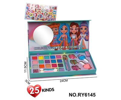 彩妆套盒
（带灯光三挡可调LR44三颗包的）过家家玩具 - OBL10292090
