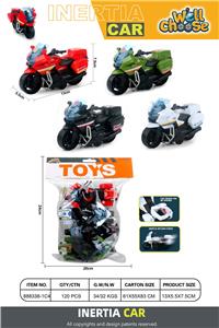 惯性警察摩托车4只装 - OBL10292212