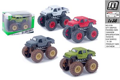 合金回力开门大轮jeep - OBL10292598