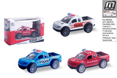 合金回力皮卡警车 - OBL10292695